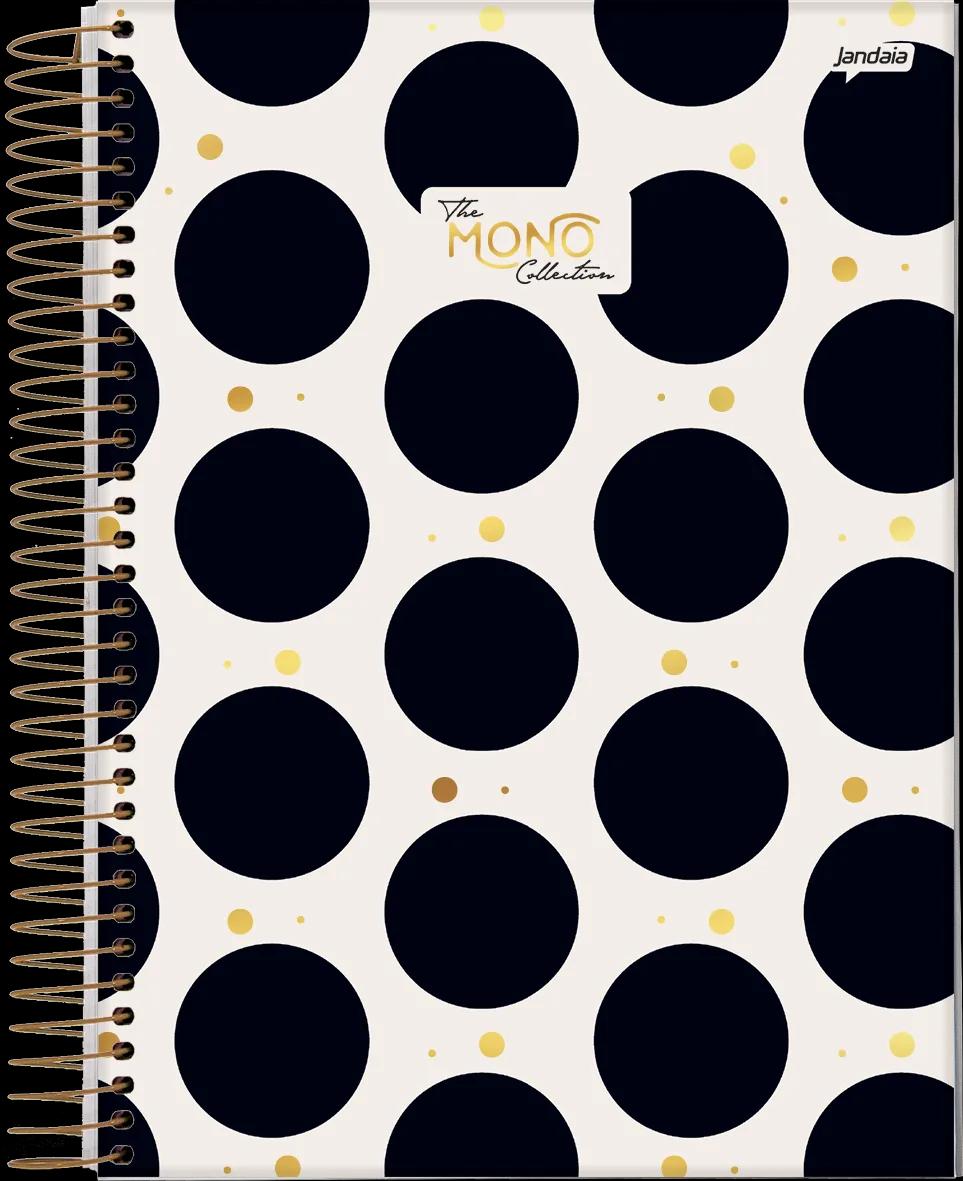 CADERNO ESPIRAL CAPA DURA 1/8 80 FOLHAS - MONO — miniatura 3