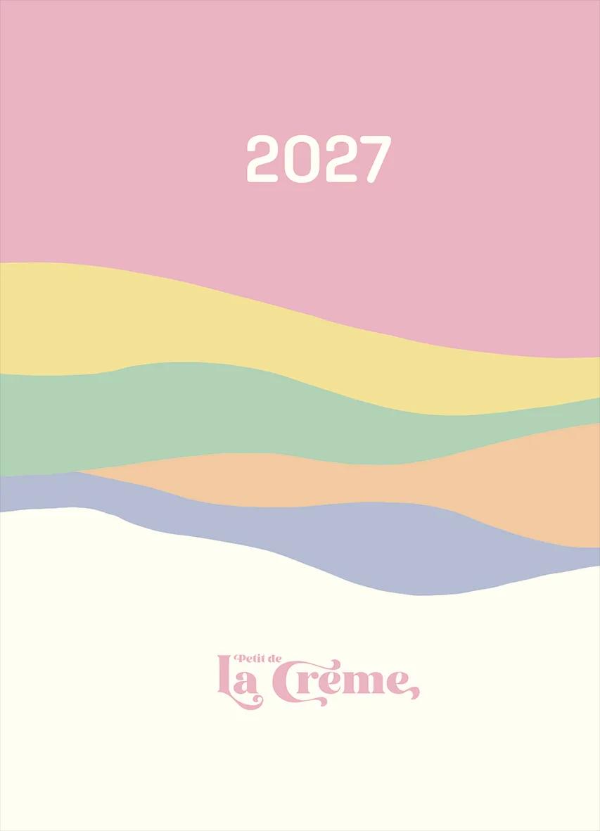 AGENDA DIARIA LOMB QUAD 117X162MM 112 FOLHAS - LA CREME — miniatura 3