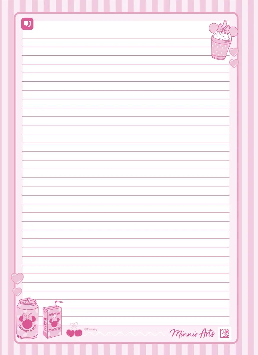 CADERNO NEODISC REFIL UNIVERSITÁRIO 80 FOLHAS - MINNIE ARTS