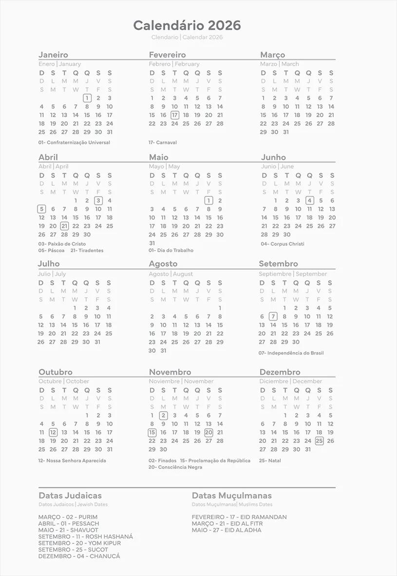 AGENDA DIARIA LOMBADA QUADRADA 138X200 EXECUTIVA - OFFICE — miniatura 6