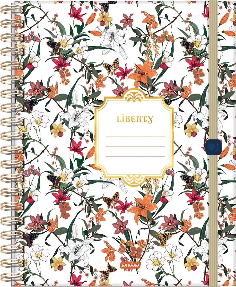 CADERNO UNIVERSITÁRIO CAPA DURA 80 FOLHAS NEO - LIBERTY