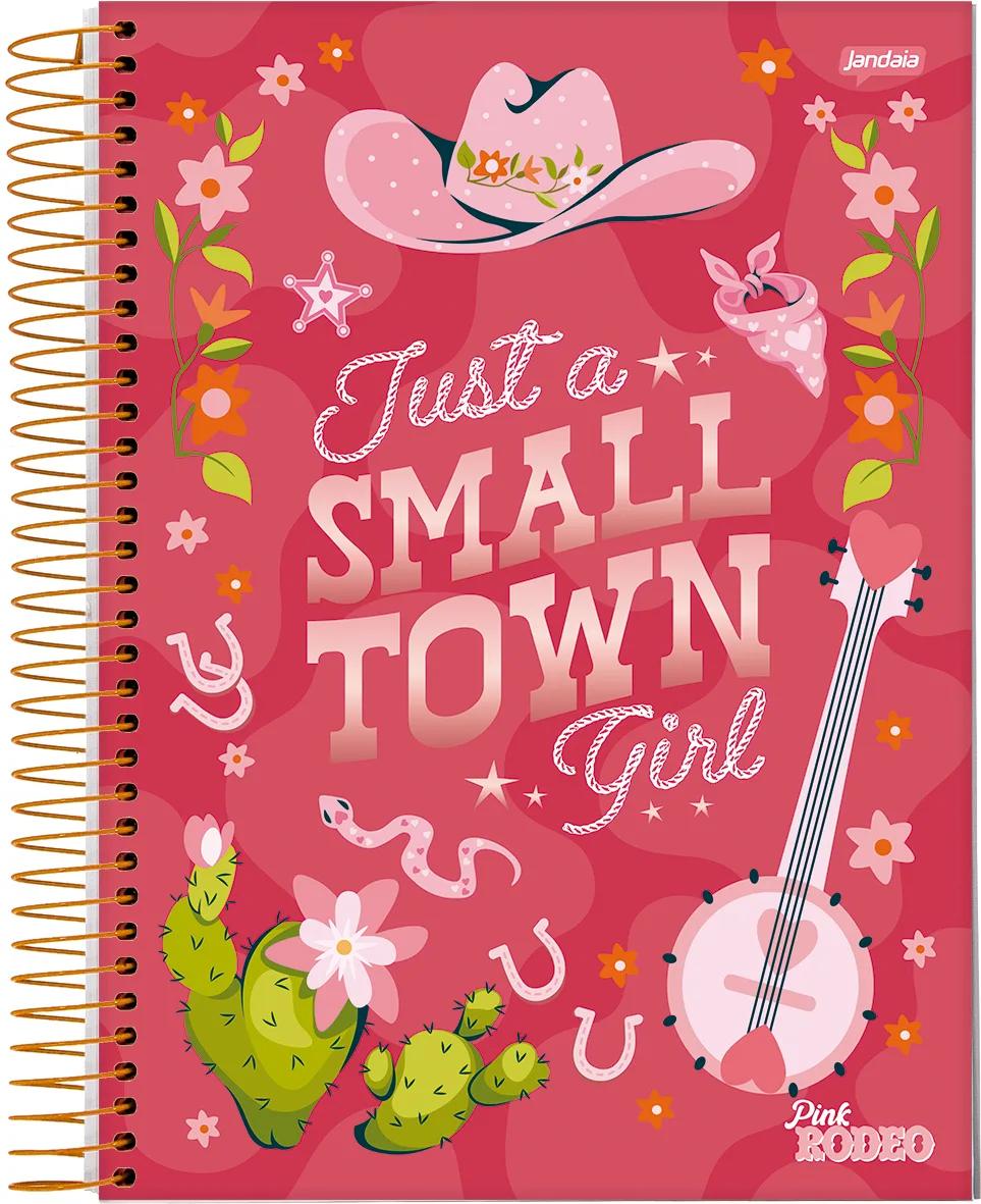 CADERNO ESPIRAL UNIVERSITÁRIO CAPA DURA 15 MATÉRIAS 240 FOLHAS - PINK RODEO — miniatura 3
