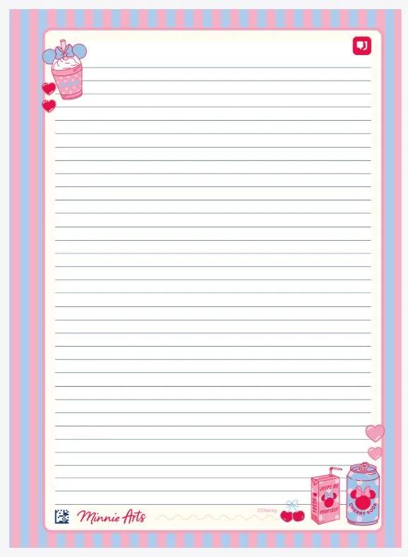 CADERNO NEODISC UNIVERSITÁRIO CAPA DURA 80 FOLHAS - MINNIE ARTS — miniatura 3