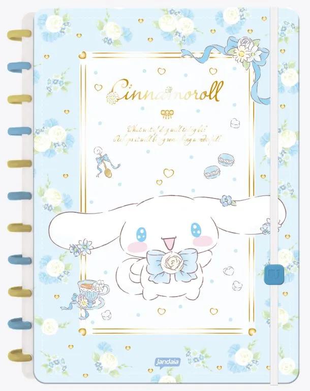 CADERNO NEODISC UNIVERSITÁRIO CAPA DURA 80 FOLHAS - CINNAMOROLL
