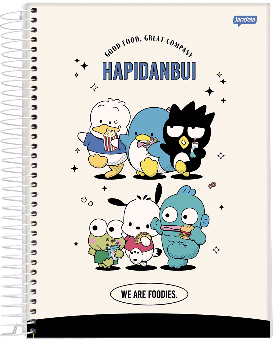 CADERNO ESPIRAL UNIVERSITÁRIO CAPA DURA 01 MATÉRIA 80 FOLHAS - HAPIDANBUI — miniatura 2