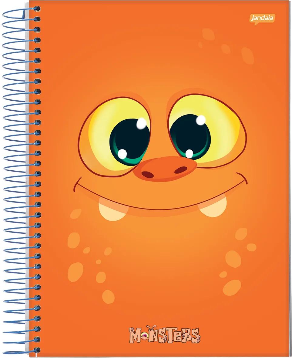 CADERNO ESPIRAL UNIVERSITÁRIO CAPA DURA 12 MATÉRIAS 192 FOLHAS - MONSTERS — miniatura 4