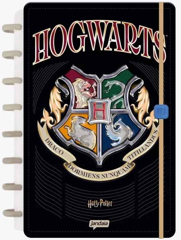 CADERNO NEODISC 1/4 CAPA DURA 80 FOLHAS - HARRY POTTER