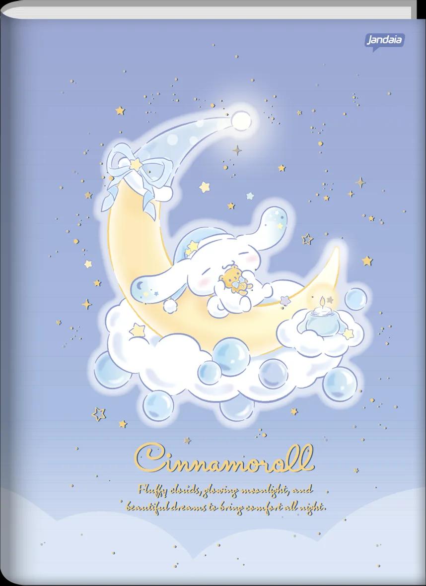 CADERNO BROCHURA CAPA DURA UNIVERSITÁRIO 80 FOLHAS - CINNAMOROLL