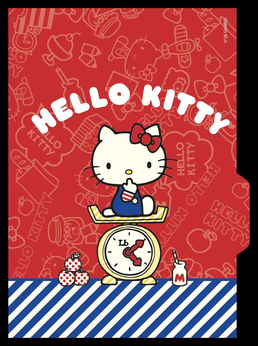 CADERNO GARRA 175X242MM COLLEGE 1X1 NEO 80FLS - HELLO KITTY — miniatura 4