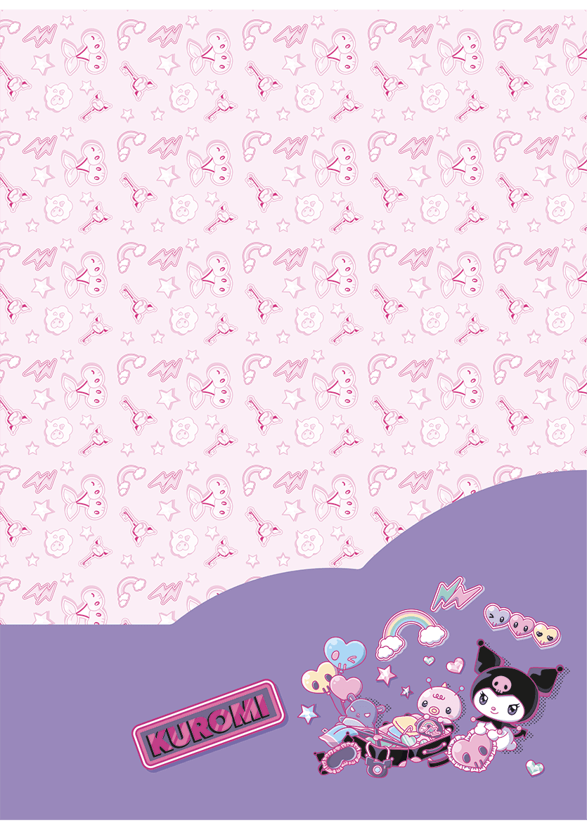 CADERNO ESPIRAL UNIVERSITÁRIO CAPA DURA 15 MATÉRIAS 240 FOLHAS - KUROMI — miniatura 5