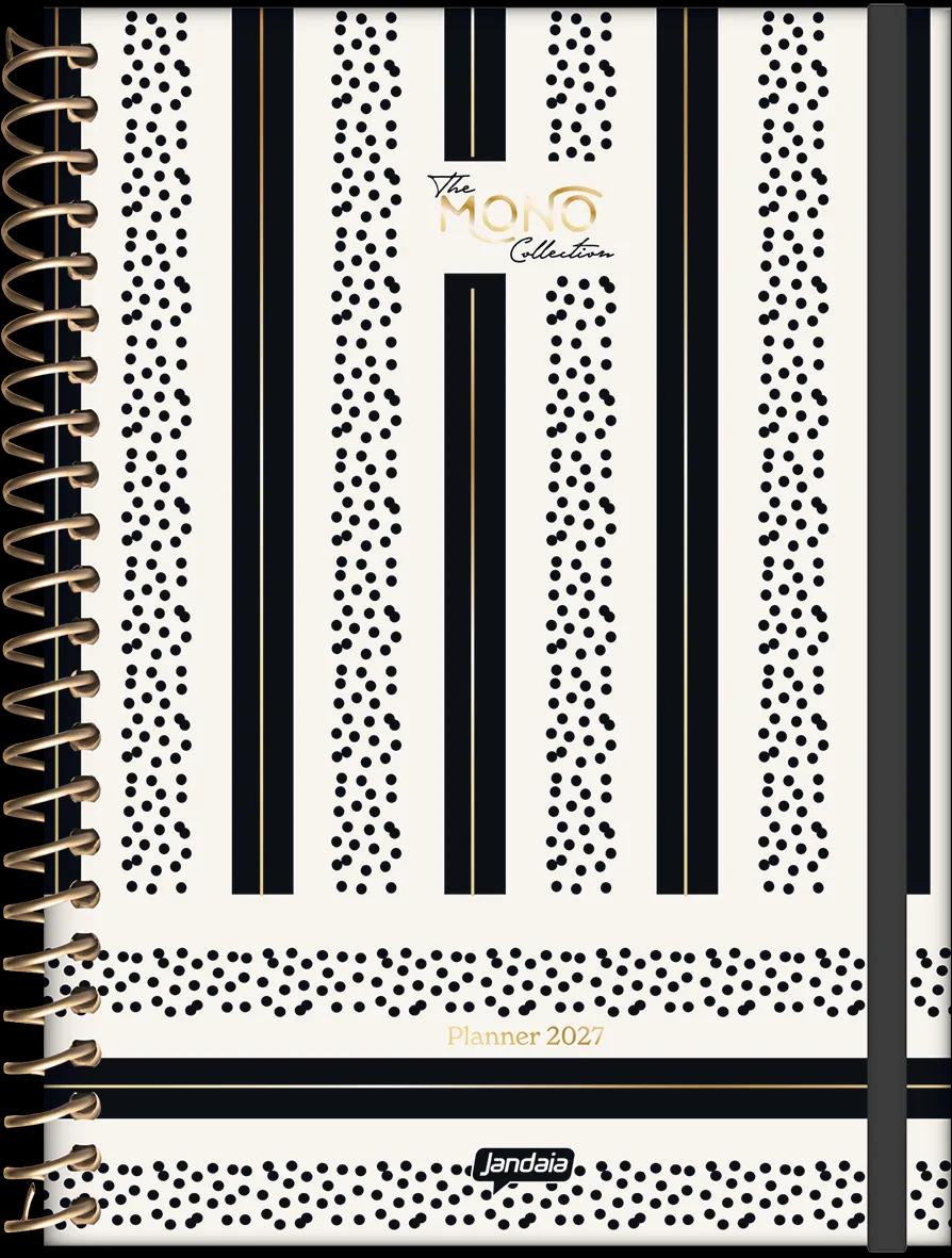 AGENDA PLANEJAMENTO ESPIRAL 175X242MM 80 FOLHAS - MONO — miniatura 2