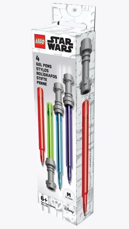 CANETA GEL 04 CORES LEGO STAR WARS - LEGO