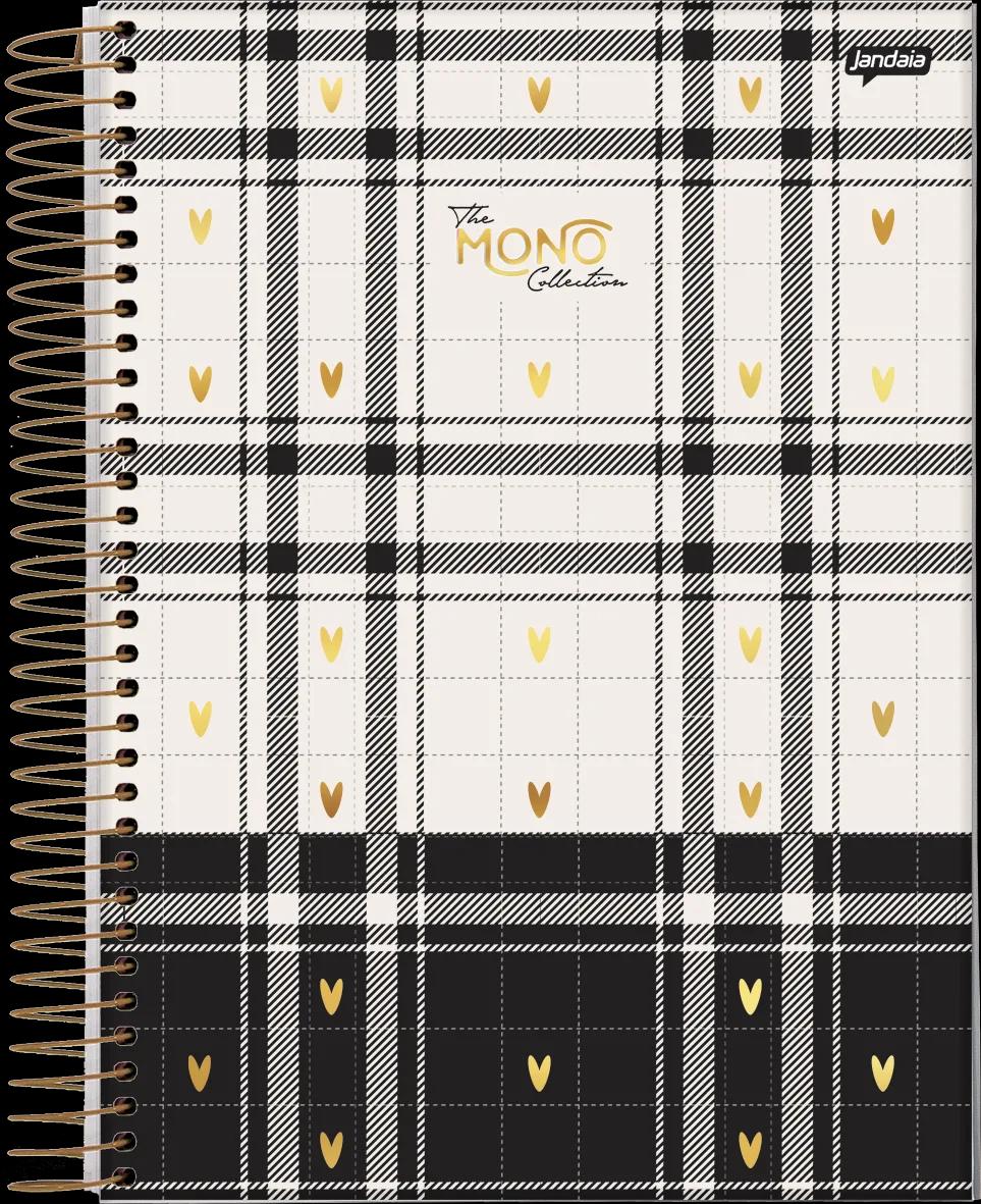 CADERNO ESPIRAL CAPA DURA 1/8 80 FOLHAS - MONO — miniatura 4
