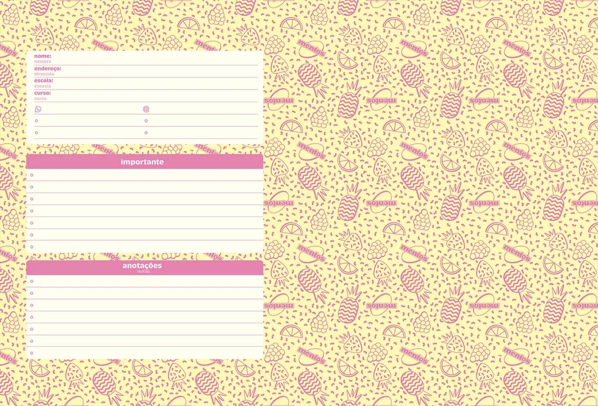 CADERNO BROCHURA CAPA DURA UNIVERSITÁRIO 80 FOLHAS - MENTOS — miniatura 5