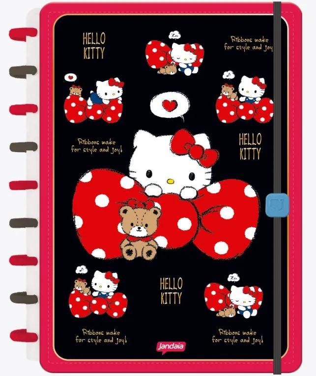 CADERNO NEODISC COLLEGE CAPA DURA 80 FOLHAS - HELLO KITTY