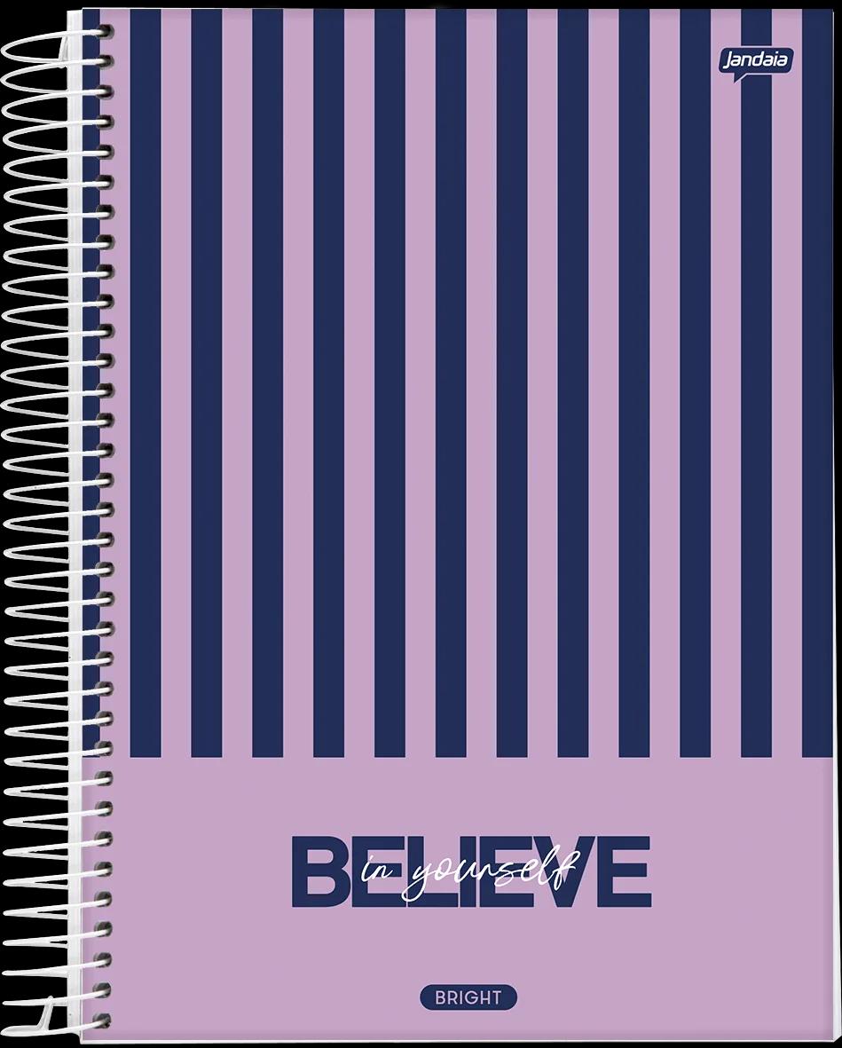 CADERNO ESPIRAL CAPA DURA 1/4 80 FOLHAS - BRIGHT — miniatura 3