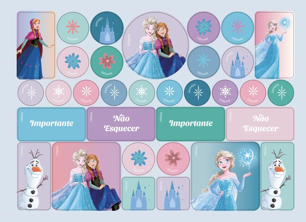 CADERNO ESPIRAL CAPA DURA 80 FOLHAS CARTOGRAFIA - FROZEN — miniatura 3
