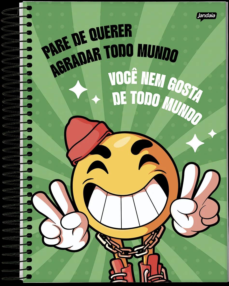 CADERNO ESPIRAL UNIVERSITÁRIO CAPA DURA 01 MATÉRIA 80 FOLHAS - INSANO