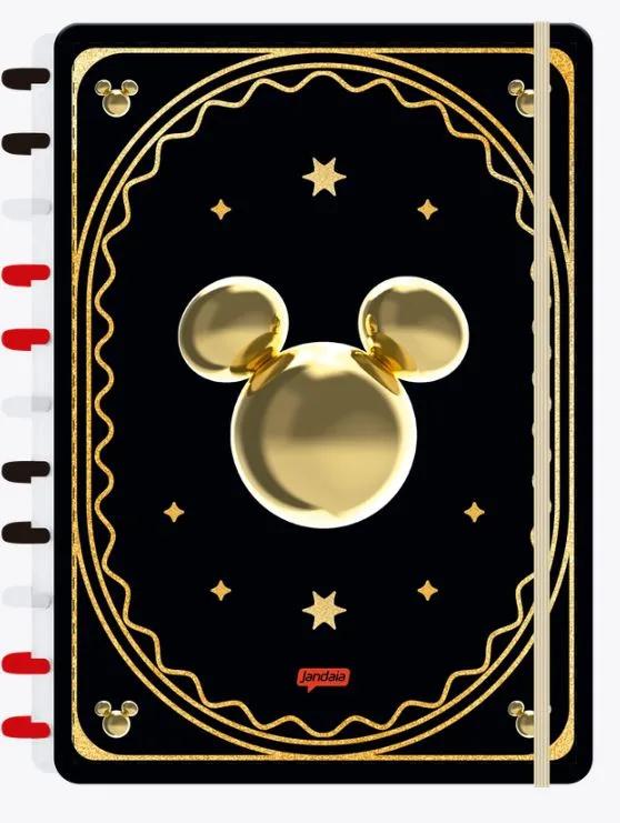 CADERNO NEODISC UNIVERSITÁRIO CAPA DURA 80 FOLHAS - MICKEY HEADS