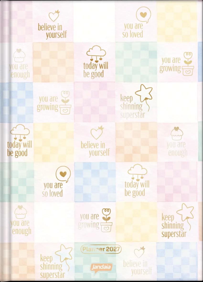AGENDA PLANEJAMENTO LOMB QUAD 175X242MM 80 FOLHAS - LA CREME