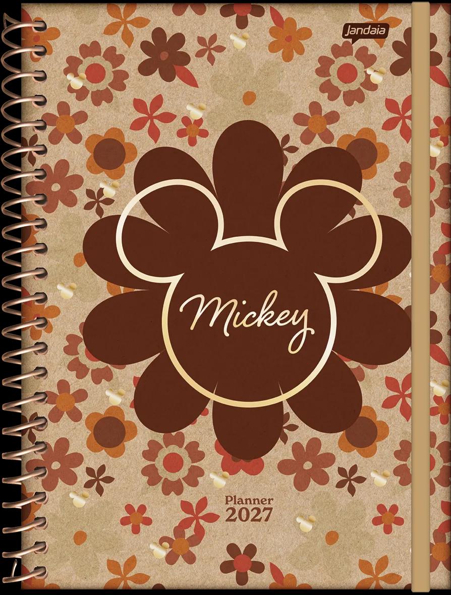 AGENDA PLANEJAMENTO ESPIRAL 175X242MM - MICKEY & MINNIE ARTS KRAFT — imagem 1