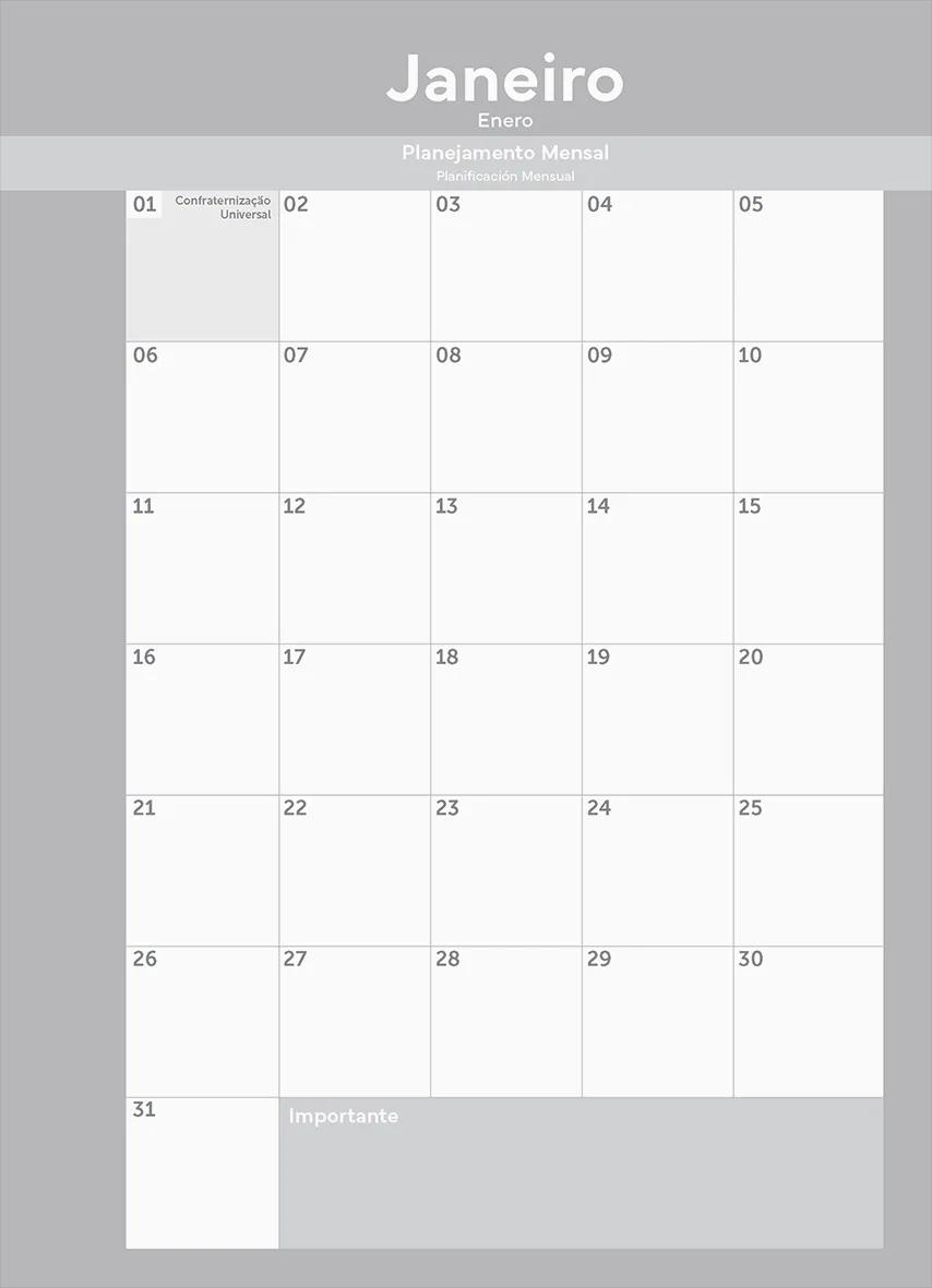 AGENDA DIARIA 175X242 EXECUTIVA ROSA - OFFICE — miniatura 5