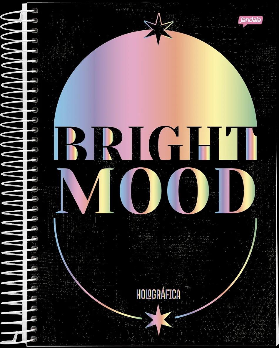 CADERNO ESPIRAL UNIVERSITÁRIO CAPA DURA 15 MATÉRIAS 240 FOLHAS - HOLOGRAFICA