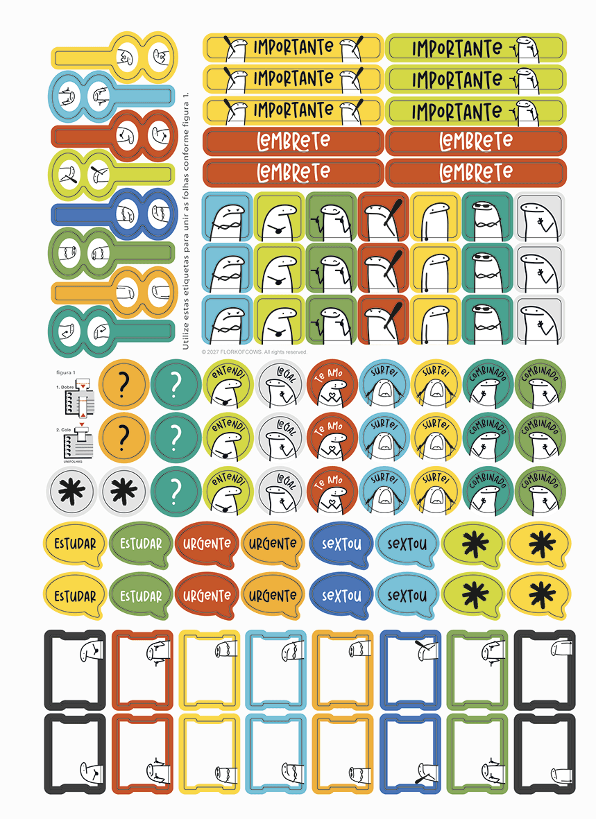 CADERNO ESPIRAL UNIVERSITÁRIO CAPA DURA 01 MATÉRIA 80 FOLHAS - FLORK — miniatura 6