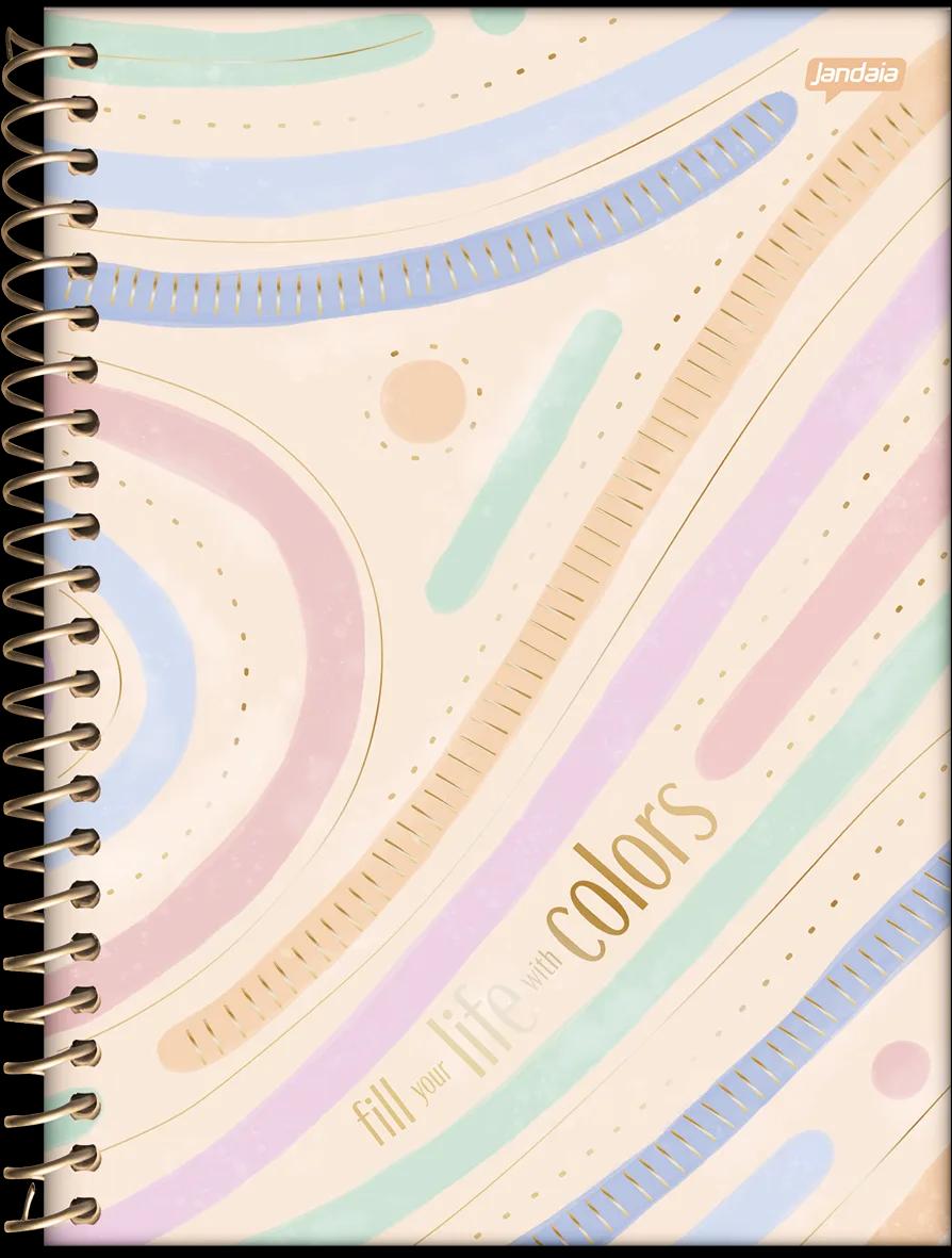 CADERNO ESPIRAL CAPA DURA 1/4 80 FOLHAS - LA CREME — miniatura 2