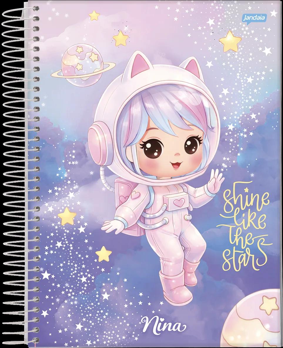 CADERNO ESPIRAL UNIVERSITÁRIO CAPA DURA 15 MATÉRIAS 240 FOLHAS - NINA — miniatura 4