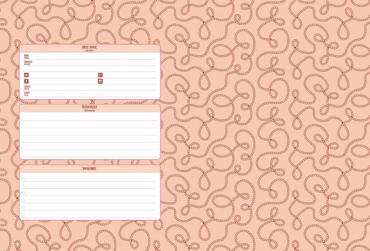 CADERNO BROCHURA CAPA DURA UNIVERSITÁRIO 80 FOLHAS - PINK RODEO — miniatura 5