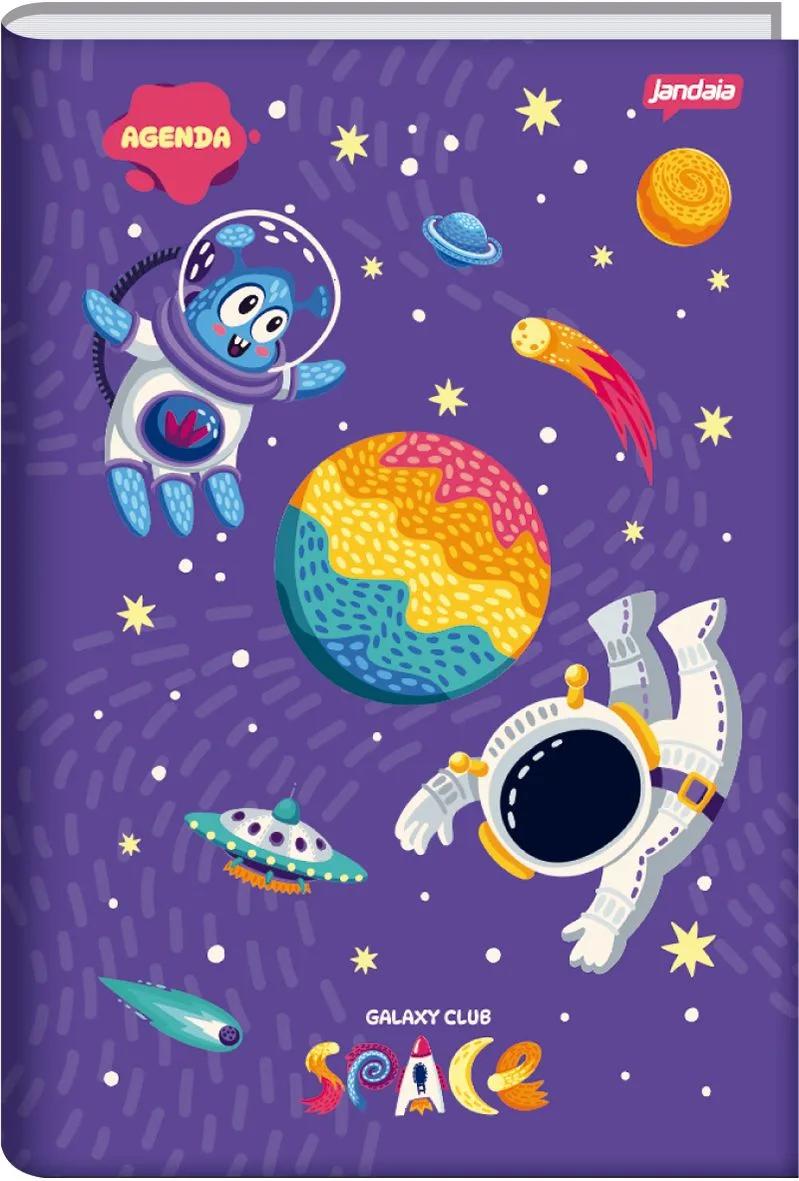 AGENDA PERMANENTE 134X200MM 96FLS - GALAXY CLUB SPACE — miniatura 3