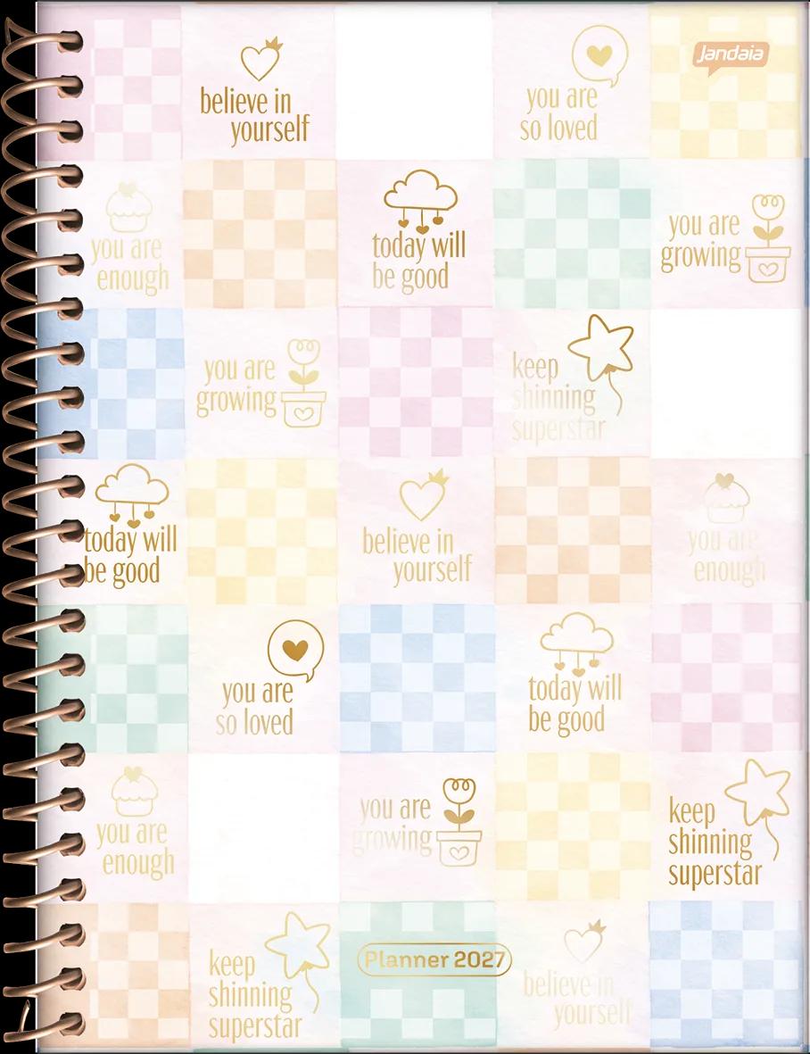 AGENDA PLANEJAMENTO ESPIRAL UNIV 200X275MM 96 FOLHAS - LA CREME — miniatura 4