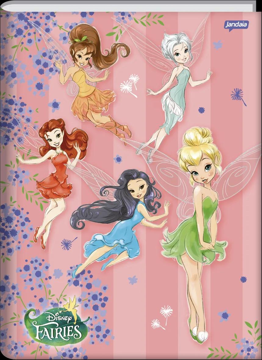 CADERNO BROCHURA CAPA DURA UNIVERSITÁRIO 80 FOLHAS - FADAS DISNEY — miniatura 2
