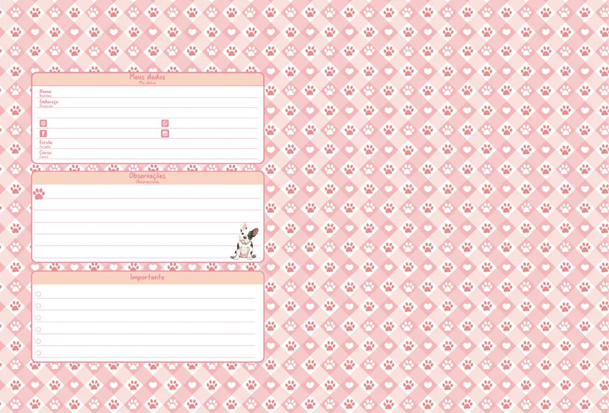 CADERNO BROCHURA CAPA DURA UNIVERSITÁRIO 80 FOLHAS - PET HOLIC — miniatura 6