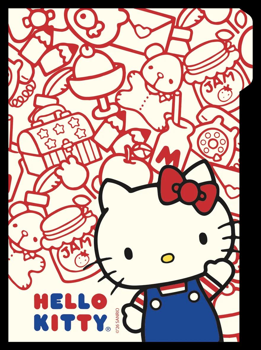 CADERNO GARRA 175X242MM COLLEGE 1X1 NEO 80FLS - HELLO KITTY — miniatura 2