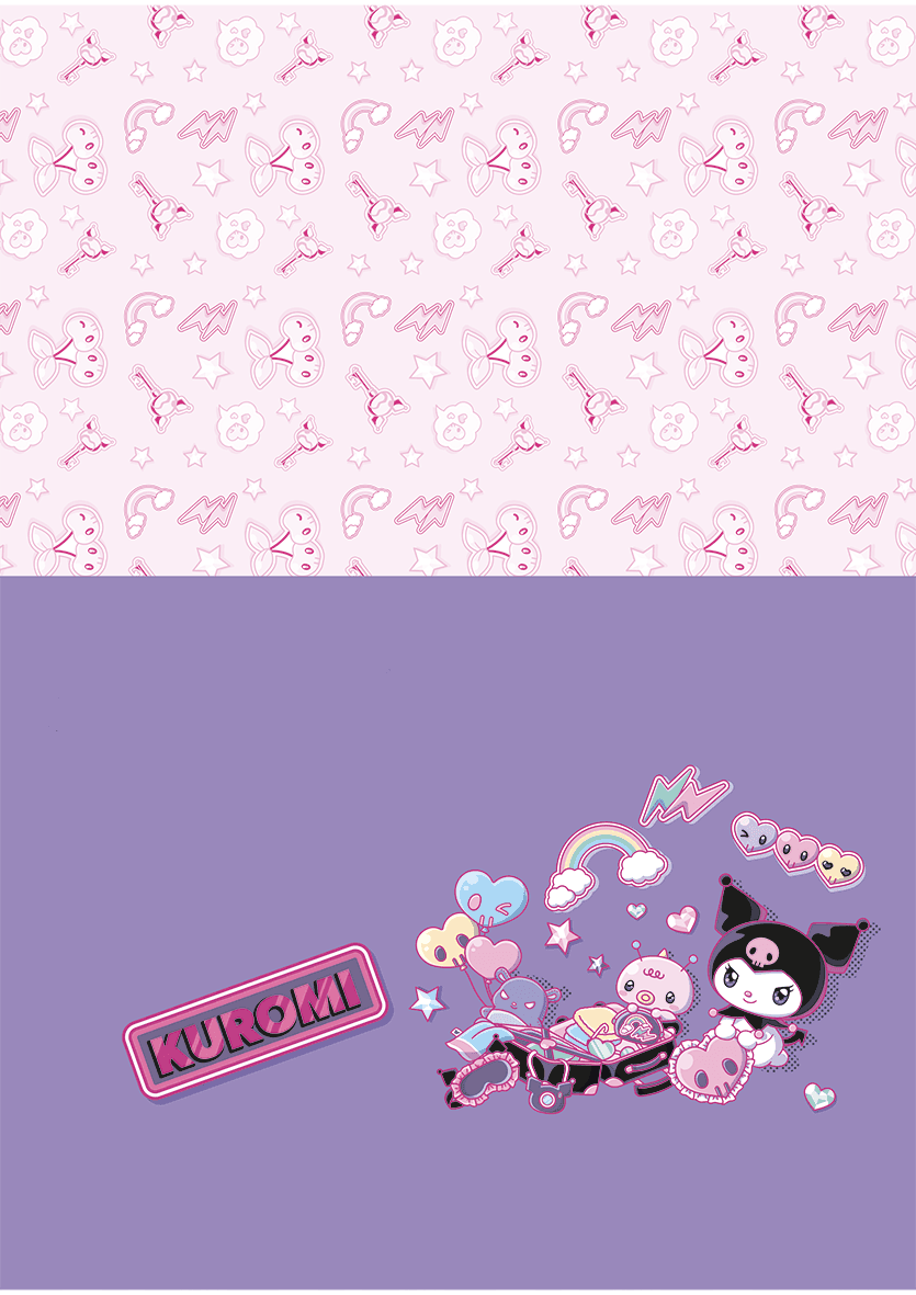 CADERNO ESPIRAL CAPA DURA 10 MATÉRIAS COLLEGE - KUROMI — miniatura 7