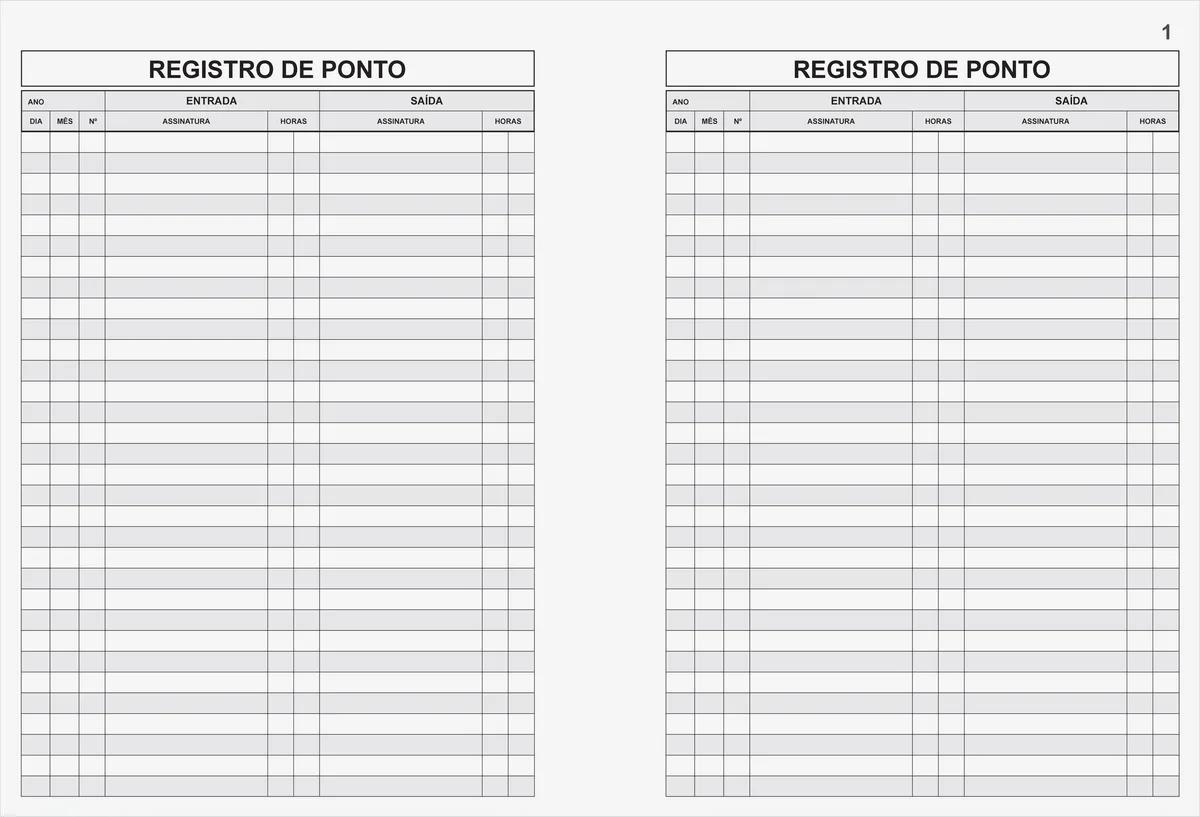 LIVRO PONTO BROCHURA UNIV 200X275MM 52 FOLHAS - OFFICE IMPRESSOS — miniatura 2