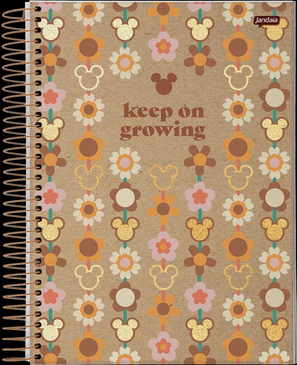 CADERNO ESPIRAL UNIVERSITÁRIO CAPA DURA 10 MATÉRIAS 160 FOLHAS - MICKEY & MINNIE ARTS KRAFT — miniatura 4