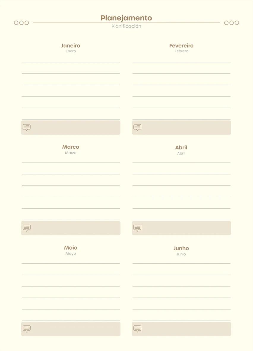 AGENDA DIARIA BROCHURA 190X248MM 20 FOLHAS - LA CREME — miniatura 5
