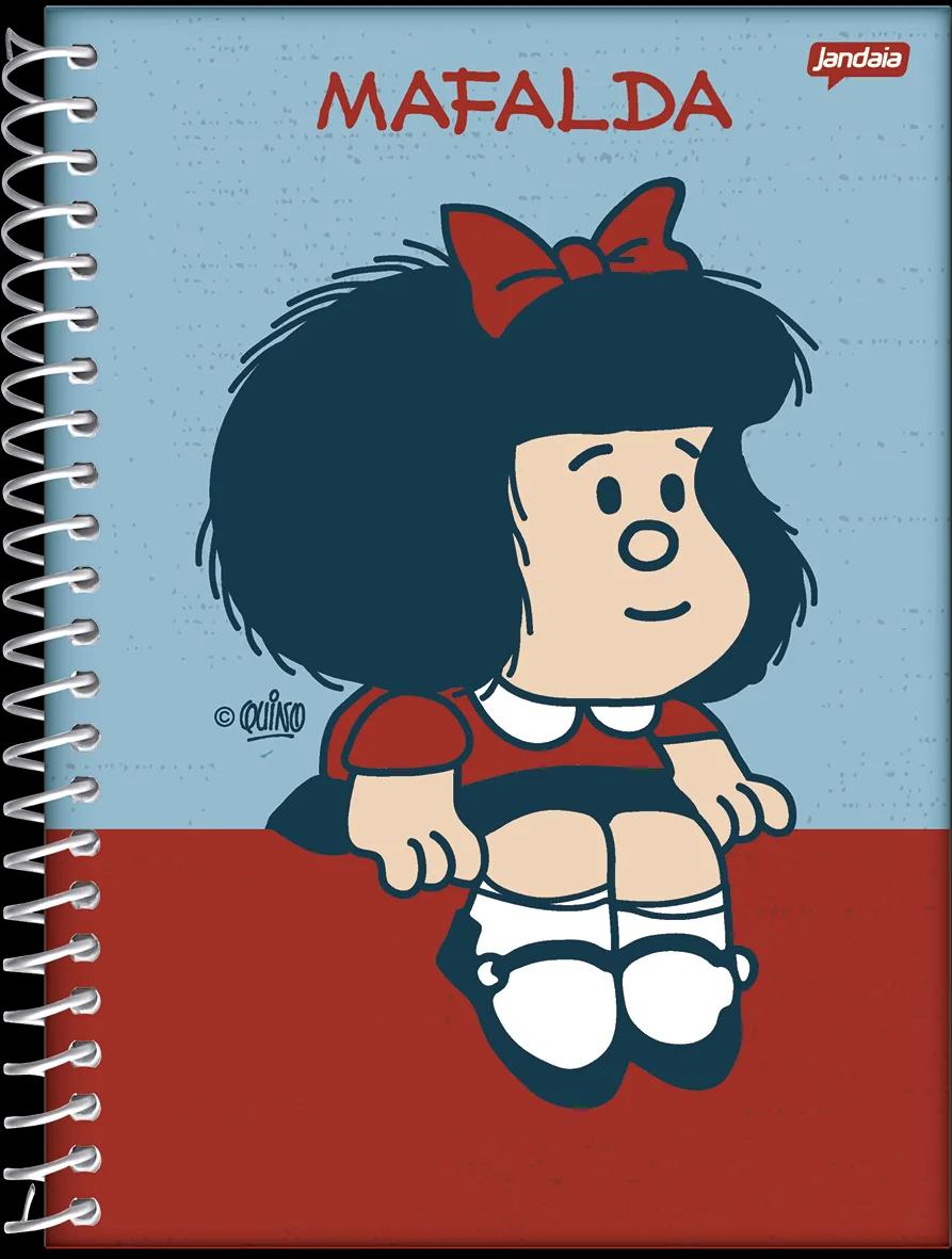 CADERNO ESPIRAL CAPA DURA 10 MATÉRIAS COLLEGE - MAFALDA — miniatura 3