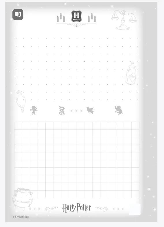 CADERNO NEODISC 1/4 CAPA DURA 80 FOLHAS - HARRY POTTER — miniatura 4