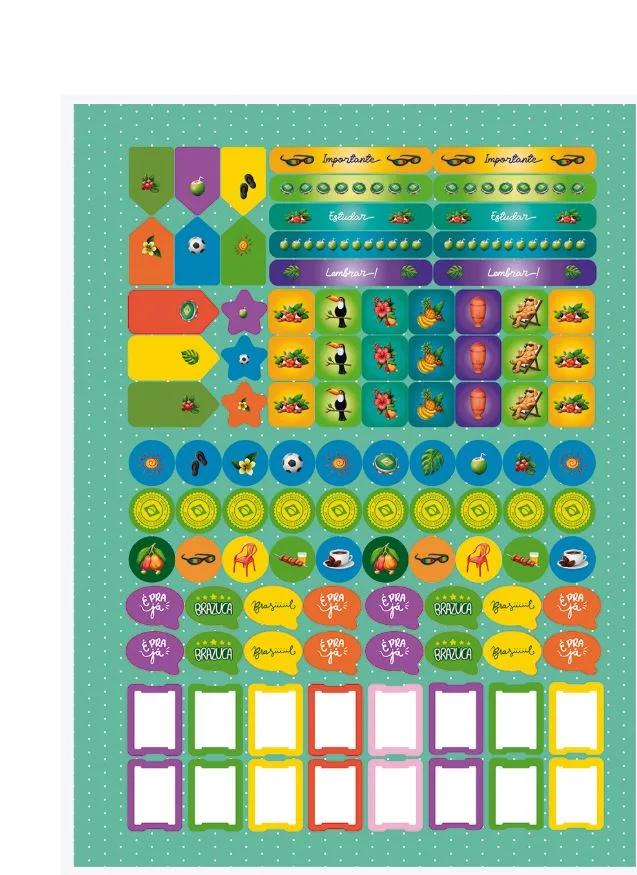 CADERNO NEODISC COLLEGE CAPA DURA 80 FOLHAS - PASSAPORTE BRASIL — miniatura 2