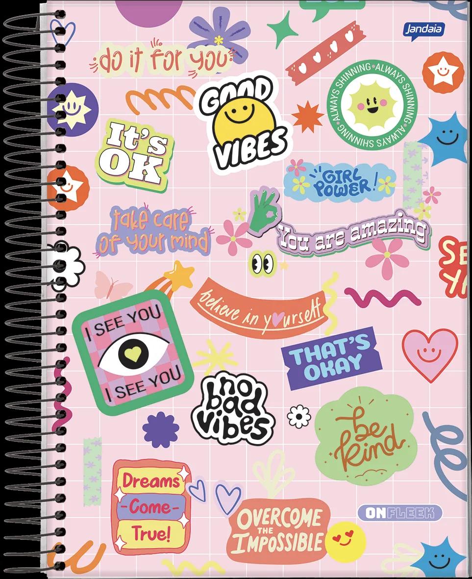 CADERNO ESPIRAL UNIVERSITÁRIO CAPA DURA 15 MATÉRIAS 300 FOLHAS - ON FLEEK