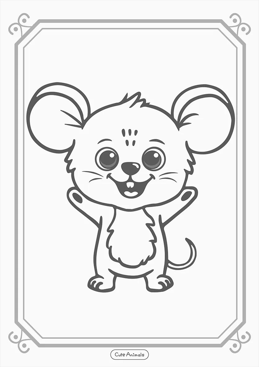 FOLHAS ILUSTRAÇÃO 180G A4 - CUTE ANIMALS — miniatura 3