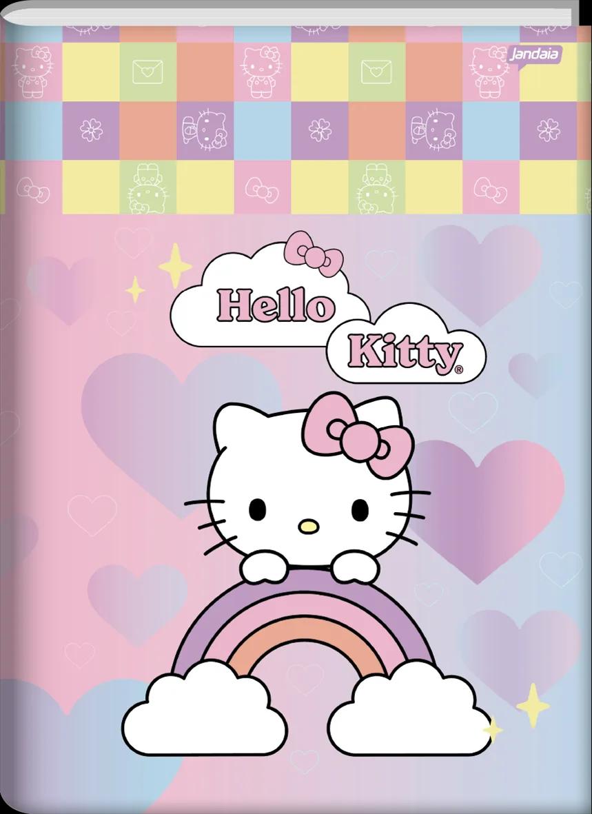 CADERNO BROCHURA CAPA DURA 1/4 80 FOLHAS - HELLO KITTY — miniatura 4
