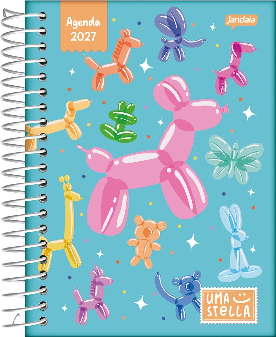 AGENDA DIARIA ESPIRAL 117X162MM 176 FOLHAS - STELLA