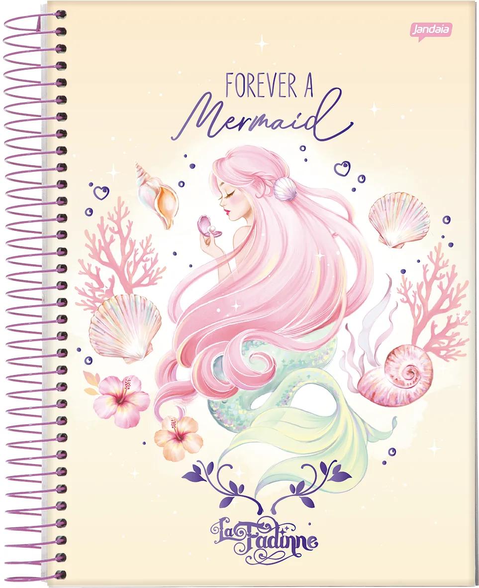 CADERNO ESPIRAL UNIVERSITÁRIO CAPA DURA 01 MATÉRIA 80 FOLHAS - LA FADINNE — miniatura 2