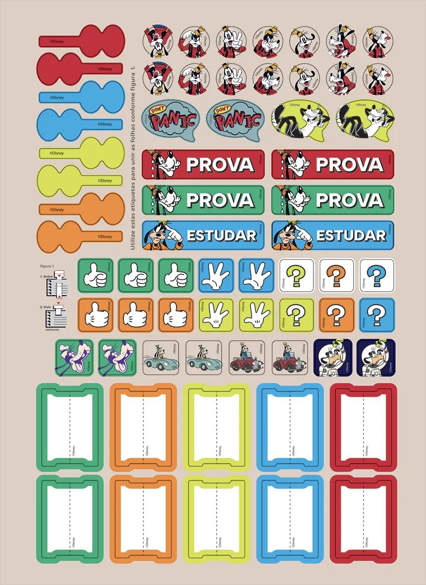 CADERNO ESPIRAL UNIVERSITÁRIO CAPA DURA 10 MATÉRIAS 160 FOLHAS - GOOFY — miniatura 5