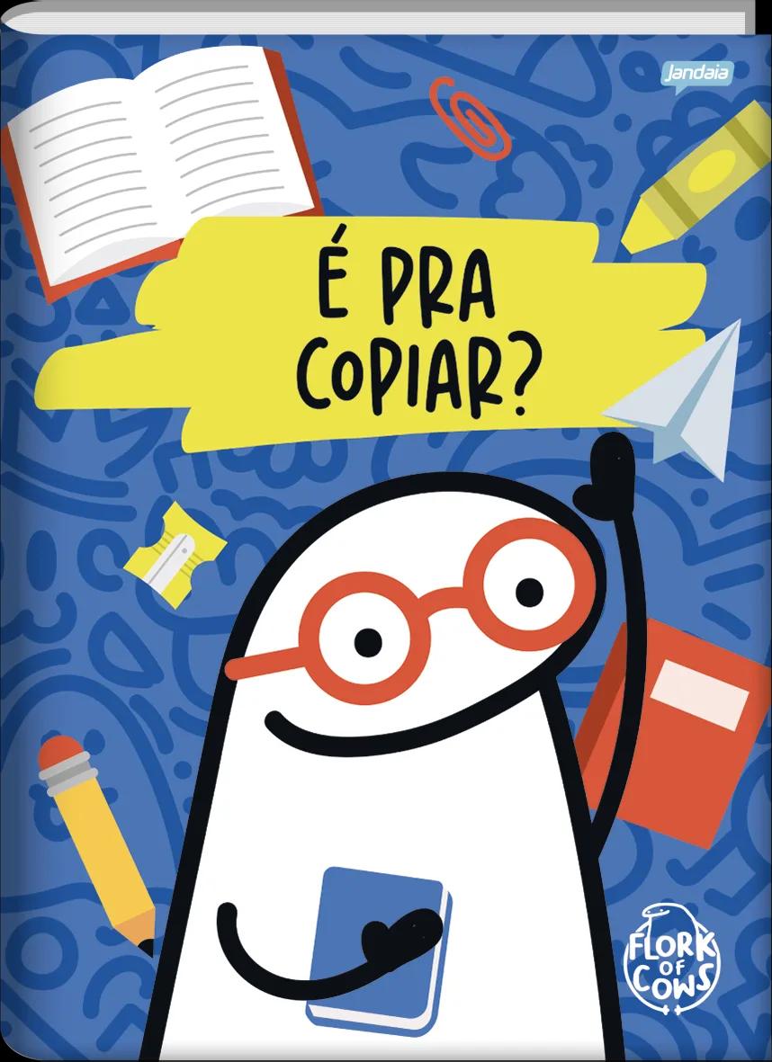 CADERNO BROCHURA CAPA DURA 1/4 80 FOLHAS - FLORK